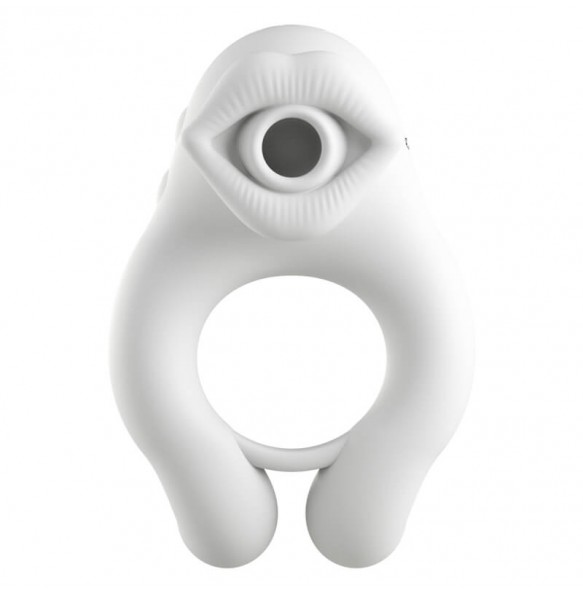 MizzZee - Interactive Suction Vibration Cock Ring (Chargeable - White) MizzZee - Interactive Suction Vibration Cock Ring (Chargeable - White)